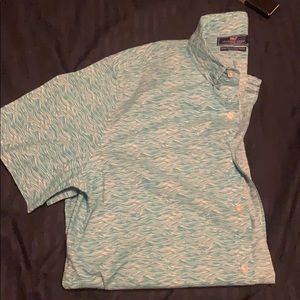 Short sleeve vineyard vines button down